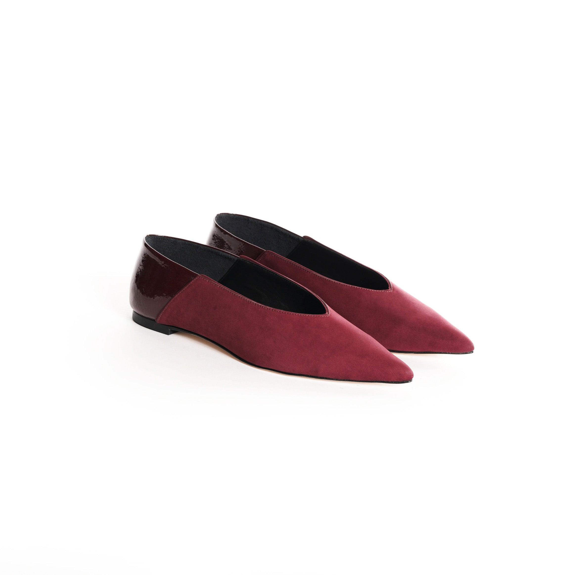 Ballerina Trevi Nobuck Bordeaux