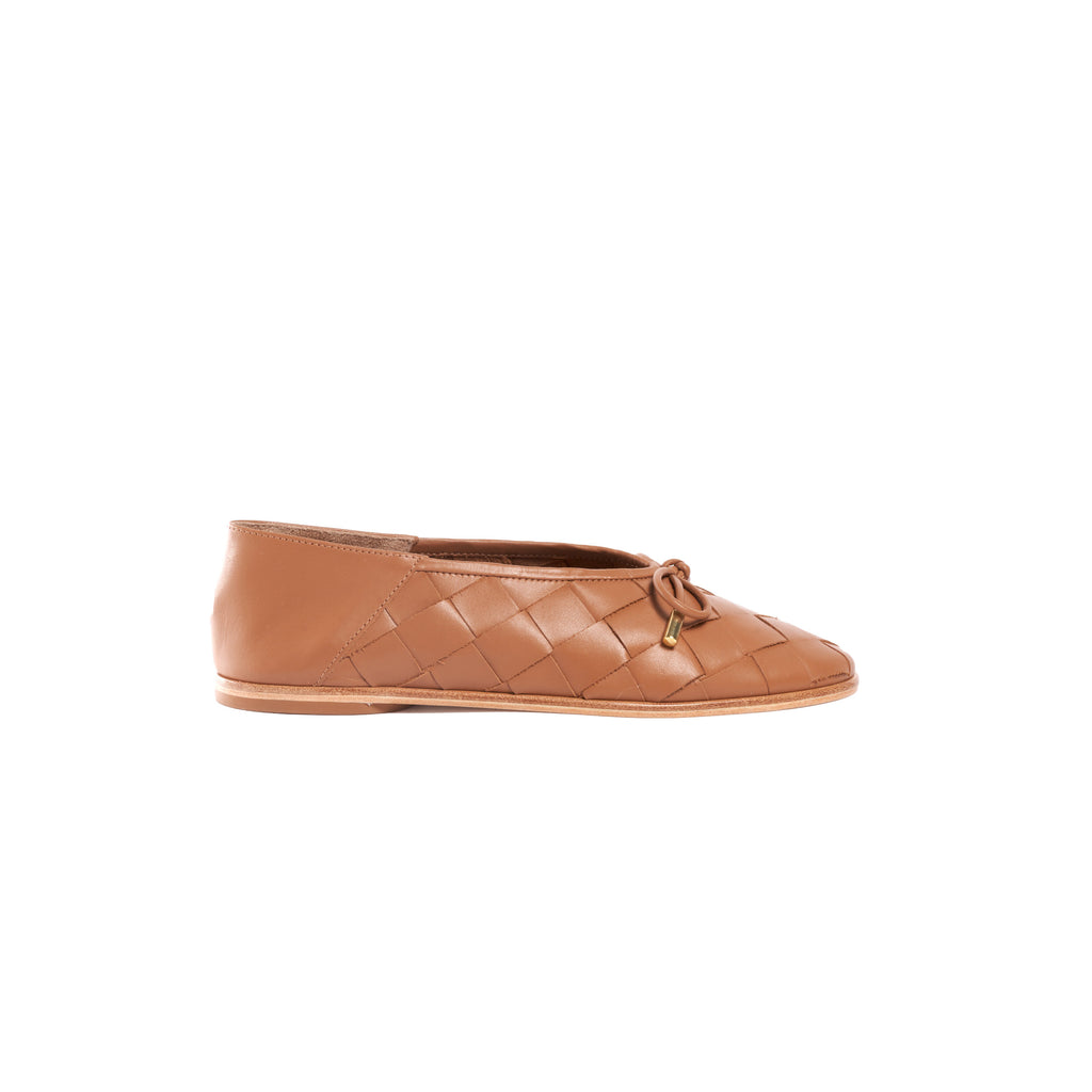 Ballerina Intreccio Camel